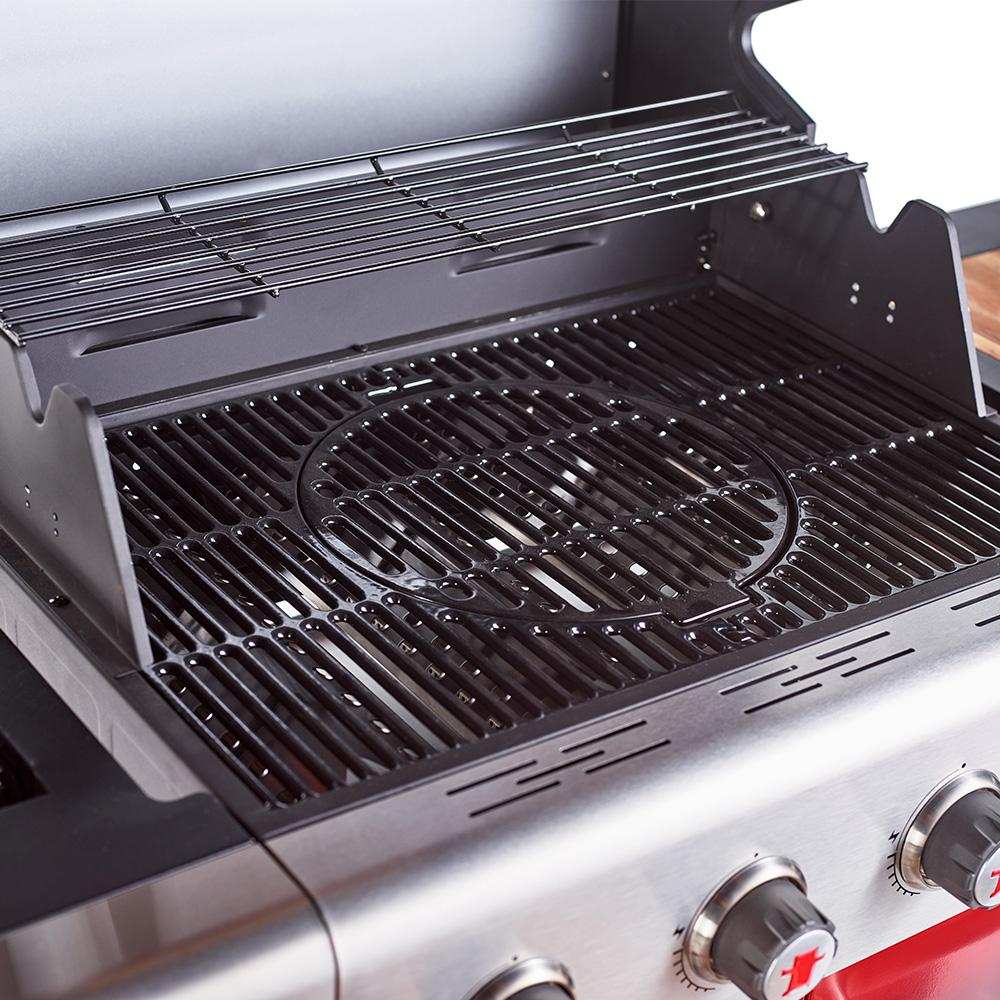 Outback Jupiter 4 Burner Hybrid BBQ Red