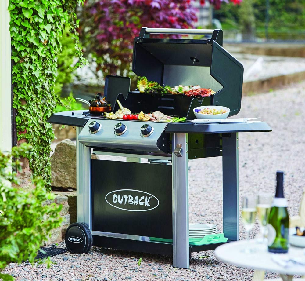 Outback Magnum 3 Burner Hybrid Gas BBQ