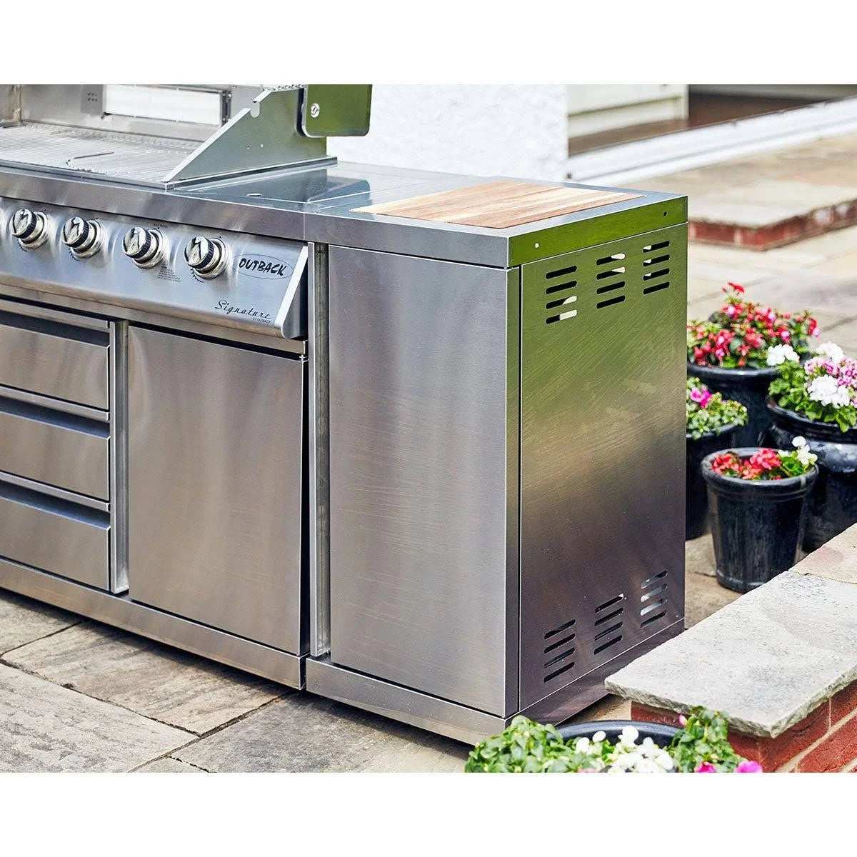 Outback Stainless Steel Cylinder Holder – Signature 4 & 6 Burner